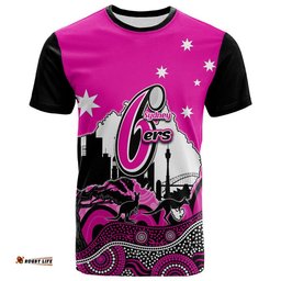 custom personalised and number happy australia day sydney sixers t shirt