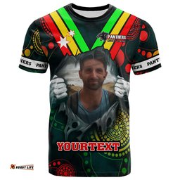 panthers rugby t shirt personalised photo panthers rugby league indigenous culture t shirt