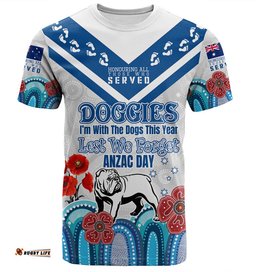 australia city of canterbury bankstown anzac custom t shirt anzac day im with the doggies t shirt