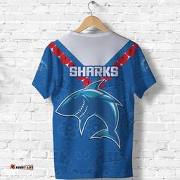 custom personalised cronulla sharks t shirt anzac country style