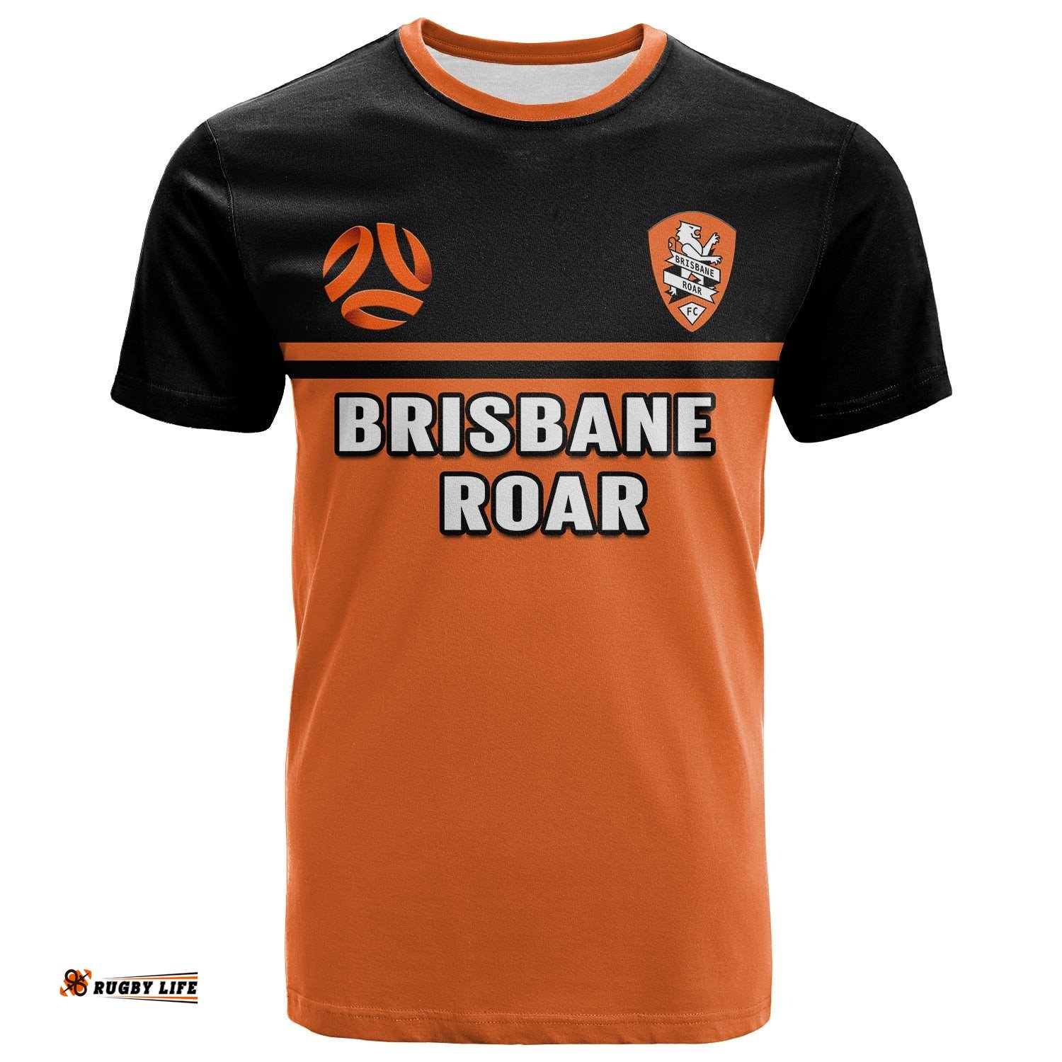 brisbane roar football t shirt go lions simple style