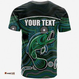 custom personalised fishing aboriginal t shirt no.3