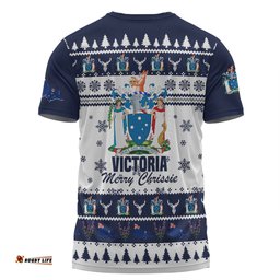 Amazing Aussie Victoria Christmas T-shirt - Merry Chrissie T-shirt