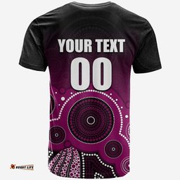 custom personalised and number super rugby queensland reds t shirt