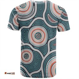 Amazing Aussie Australia Aboriginal T-shirt - Aboriginal Dot Art Style T-shirt