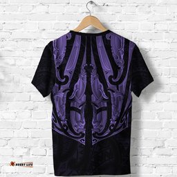 maori ta moko t shirt new zealand pastel purple