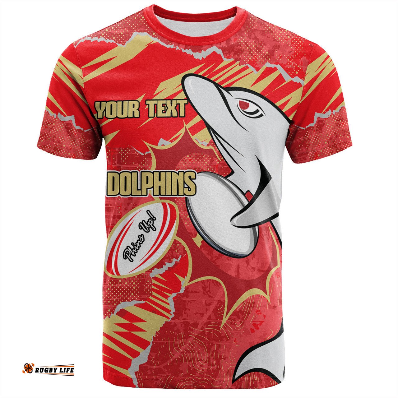 Amazing Aussie Redcliffe Dolphins T-Shirt - Theme Song