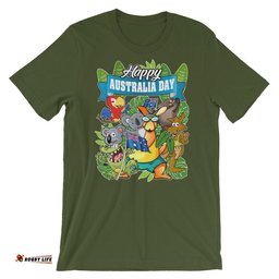 t shirt australia animal t shirt happy unisex