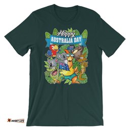 t shirt australia animal t shirt happy unisex
