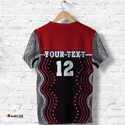 custom personalised dragons t shirt st. george aboriginal sport style ver.2