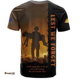 Amazing Aussie Australia T-Shirt Anzac Day Remember Them Today, Everyday And Always