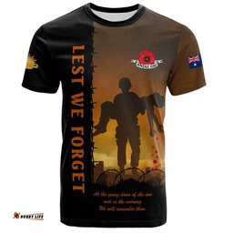 Amazing Aussie Australia T-Shirt Anzac Day Remember Them Today, Everyday And Always