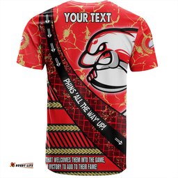 Amazing Aussie Redcliffe Dolphins T-Shirt - Theme Song For Rugby With Sporty Style