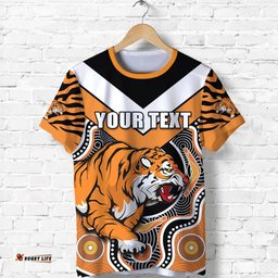 custom personalised go tigers t shirt style wests sport