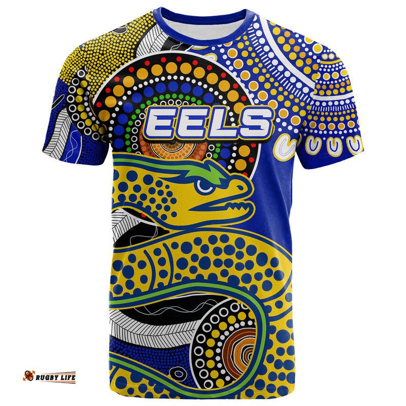 custom personalised eels nrl aboriginal t shirt