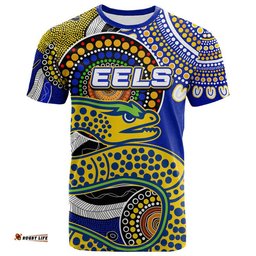 custom personalised eels nrl aboriginal t shirt