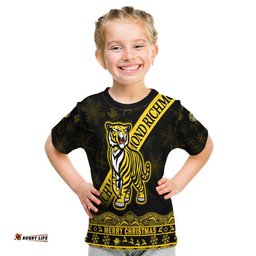 custom personalised and number richmond tigers unique winter season t shirt tigers merry christmas
