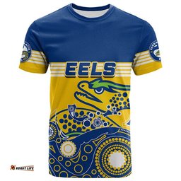 custom personalised eels rugby t shirt aboriginal simple