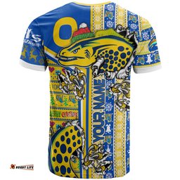 eels rugby christmas t shirt custom scratch super eels snowflakes personalized name and number t shirtAmazing Aussie
