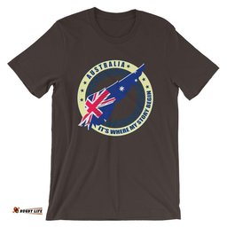 t shirt aus flag t shirt wings unisex
