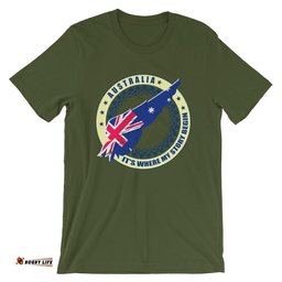 t shirt aus flag t shirt wings unisex