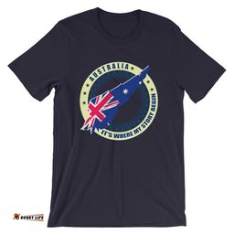 t shirt aus flag t shirt wings unisex