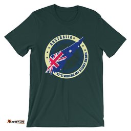 t shirt aus flag t shirt wings unisex