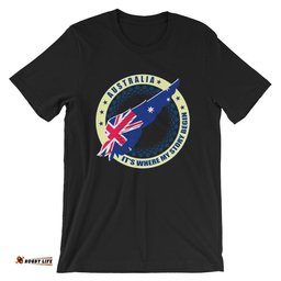 t shirt aus flag t shirt wings unisex