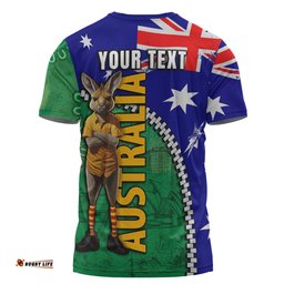 Amazing Aussie Australia Custom T-shirt - Kangaroo Happy Australia Day T-shirt