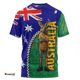 Amazing Aussie Australia Custom T-shirt - Kangaroo Happy Australia Day T-shirt