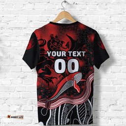 custom personalised dragons t shirt st. george special style