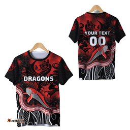 custom personalised dragons t shirt st. george special style