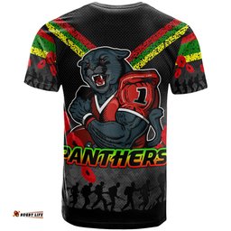 panthers rugby t shirt custom anzac day panthers t shirt