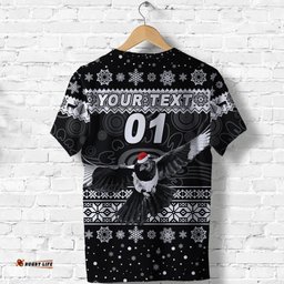 custom personalised collingwood magpies t shirt christmas simple style