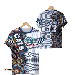 custom personalised geelong naidoc naidoc week t shirt cats indigenous version special