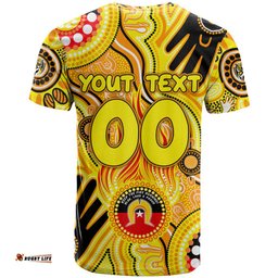 personalised naidoc week 2024 richmond tiger t shirt australian aboriginal hand painting dt02