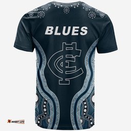 custom personalised go blues t shirt simple indigenous