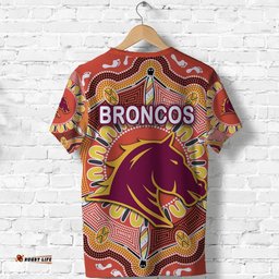 brisbane t shirt broncos indigenous warm vibes