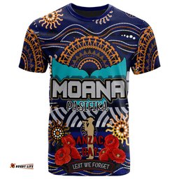 pasifika rugby t shirt aboriginal anzac day lest we forget with poppy flower patterns t shirt