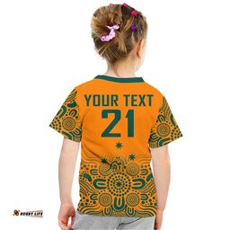 custom personalised australia rugby wallabies kangraroos t shirt