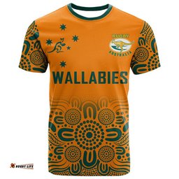 custom personalised australia rugby wallabies kangraroos t shirt