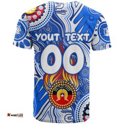 personalised naidoc week 2024 melbourne demons t shirt australian aboriginal hand painting dt02