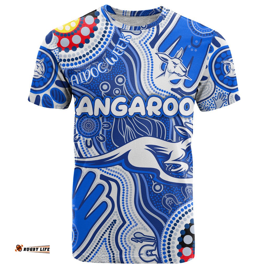 personalised naidoc week 2024 melbourne demons t shirt australian aboriginal hand painting dt02