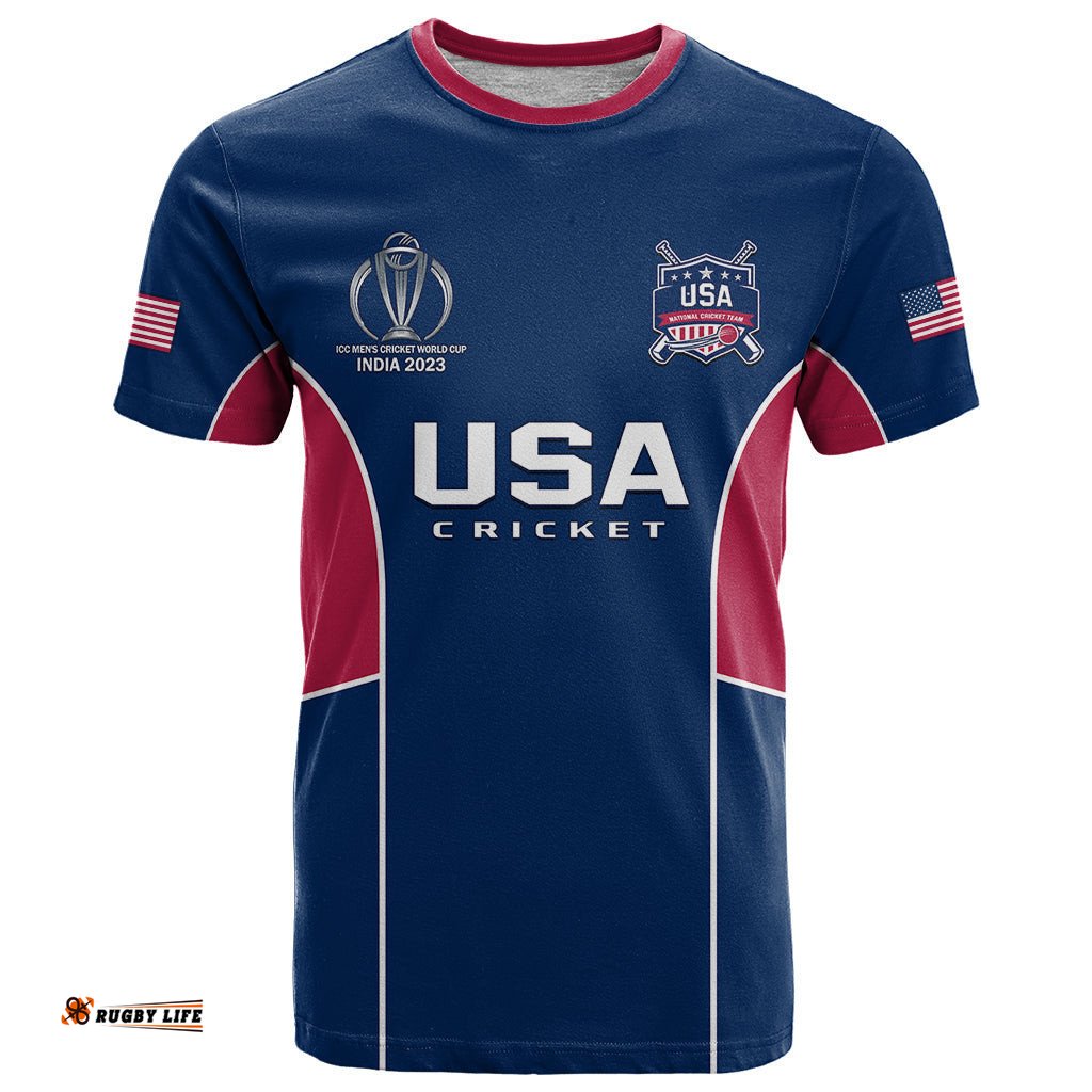 personalised united states cricket t shirt go usa dynamic version 2023