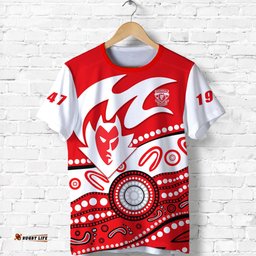 custom personalised federal demons football club t shirt indigenous