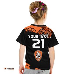 custom personalised brisbane roar soccer t shirt the roar mascot