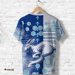 melbourne kangaroos t shirt indigenous north roos