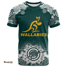 custom personalised and number australia rugby wallabies t shirt replica jersey no.2