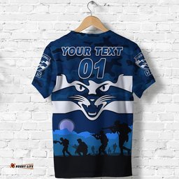 custom personalised geelongcats anzac t shirt simple style