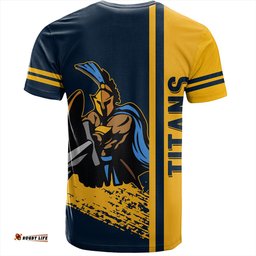 Amazing Aussie Gold Coast Titans Sport T-Shirt - Gold Coast Titans Mascot Quater Style
